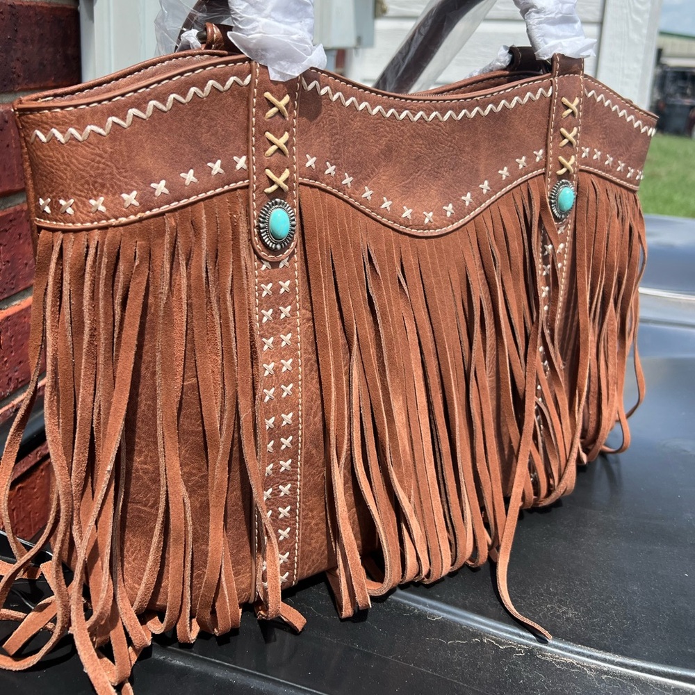 COPY - Montana West Shoulder Fringe Bag